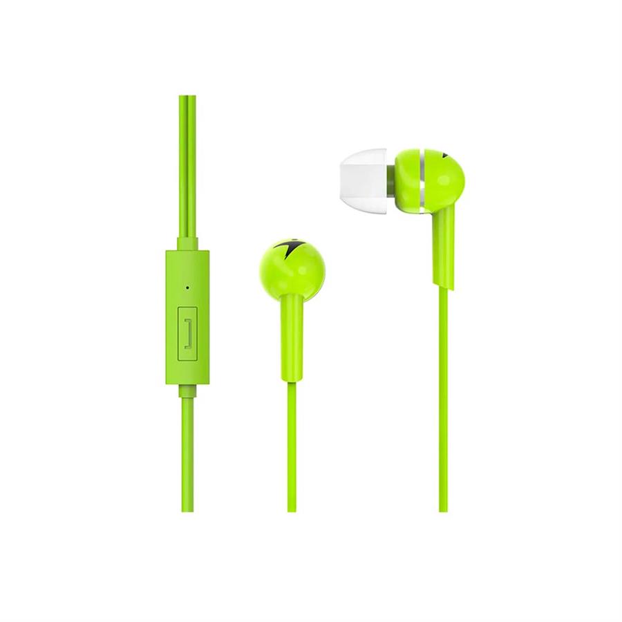 Auricular c/microfono -intrauditivos -boton p/llamadas -green -Genius HS-M320