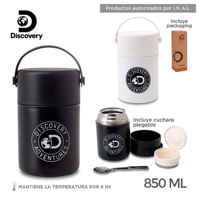 TERMO DE ALIMENTOS Y CONSERVADORA DISCOVERY CAMPING 850ml -Discovery Adventures