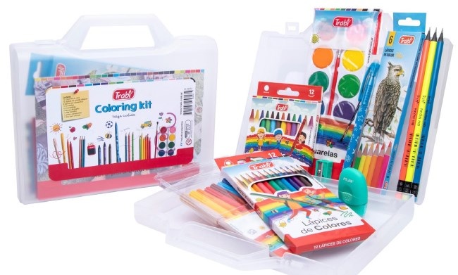 VALIJA SURTIDA COLORING KIT TRABI
