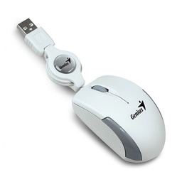 Mouse mini Genius USB micro-traveler blanco