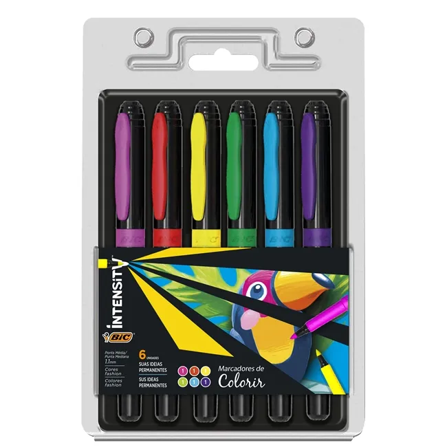 Marcador BIC Intensity Coloring x6 Marker Fine