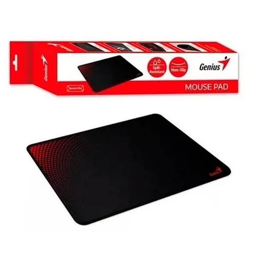 Mouse pad -gamer -45x40cm -goma antideslizate -black -Genius G-Pad 500S (31250008400)