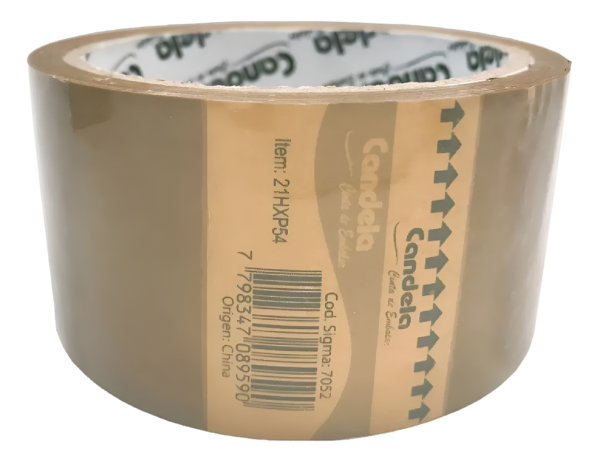 CINTA PARA EMBALAR CANDELA MARRON x 41mts