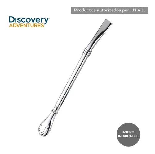 BOMBILLA ACERO INOXIDABLE DESARMABLE-Discovery Adventures