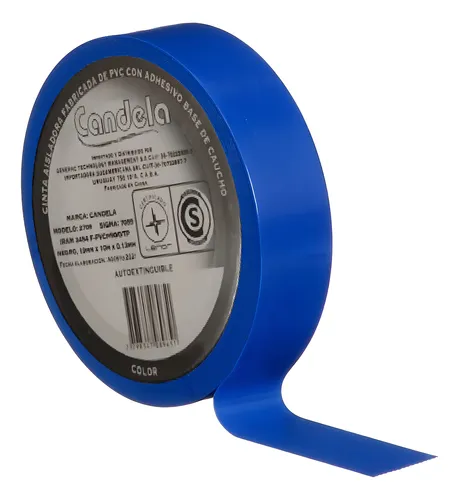 Cinta Aisladora Candela 10mts. Azul