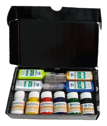 Set Eterna Maletin Textil Para Tela 6 Piezas 12 Dimensional