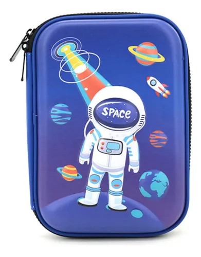 Cartuchera 3D Trendy AZUL Astromauta