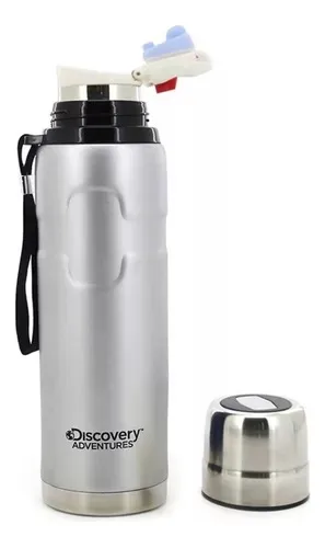 TERMO ACERO INOXIDABLE C/ PICO CEBADOR CAMPING 750 Ml – DISCOVERY 14103