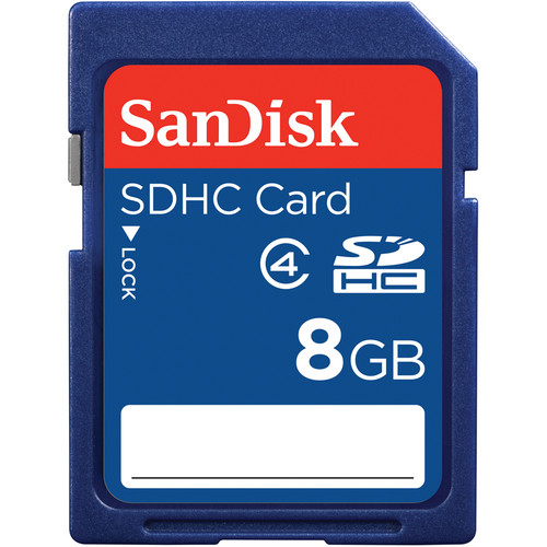 8GB SDHC Card Class 4 Flash Memory