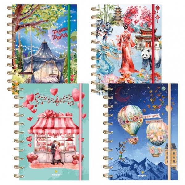 Cuaderno T/D Medium PLACES 80hjs ray