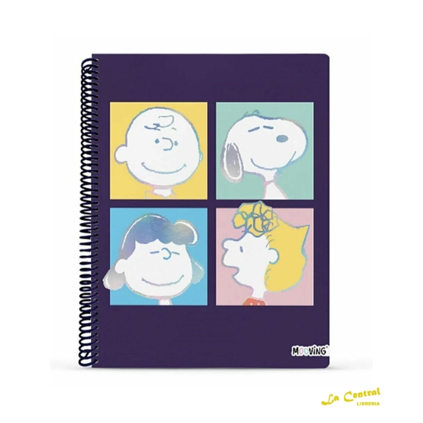 cuaderno mooving snoopy