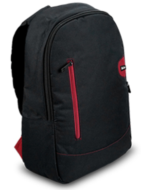 Mochila p/notebook hasta 15.6″ -600D polyester -black/silver -Kolke (KAM-102 517431)