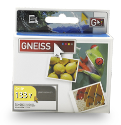 Cartucho p/Epson T25/TX125/TX320 (T133420) -yellow -Gneiss (GN-EP133Y)