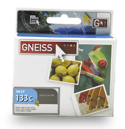 Cartucho p/Epson T25/TX125/TX320 (T133220) -cyan -Gneiss (GN-EP133C)
