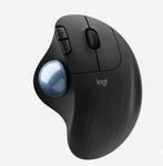 Mouse optico -wireless -2000dpi -5 botones -receptor usb -bluetooth low energy -black -Logitech ERGO M575 (910-005869)