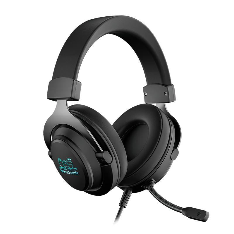 Auricular c/microfono -Usb -Cable 2.2m -black Viewsonic VA350B (VA350B)