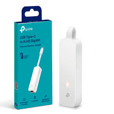 adaptador lan TYPE-C M a 1 port 10/100/1000Mbps RJ-45 H -Ethernet Gigabit -white -TP-Link (UE300C)