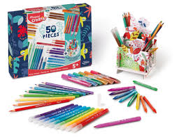 KIT DE COLOREO 50 PIEZAS CREATIVE MAPED