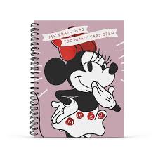 Cuaderno A4 Tapa dura 96 hjs. Minnie Mouse Mooving