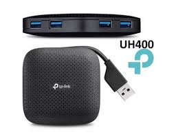 Hub usb 3.0 -4 puertos -incluye cable -compacto -black -TP-Link (UH400)