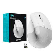 Mouse Inalámbrico Ergonómico Logitech Lift Blanco