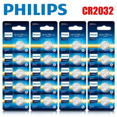 Philips CR2032 3V Lithium Button Battery