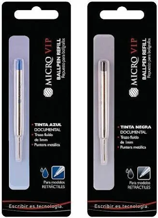 BLISTER REFILL TIPO birome PARKER NEGRO Micro